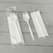 Boardwalk 5.31 in. Mediumweight Plastic School Cutlery Napkin/Spork/Straw Kit - White (1000/Carton)